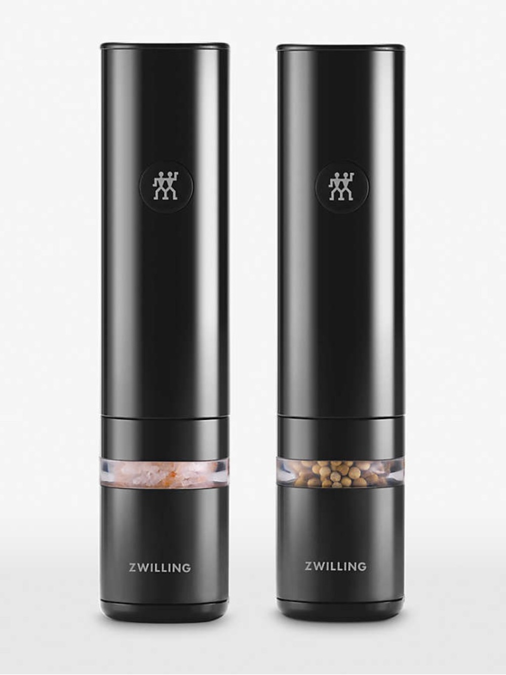 New! Crate&Barrel x Zwilling Electric Pepper/Salt Mill Set in BLACK
